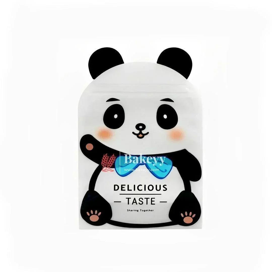 Panda Design Gift Zip Lock Bag | Goodie Bag | Zip lock Bag | Perfect for Special Occasions | Return Gift Bag | Pack of 50