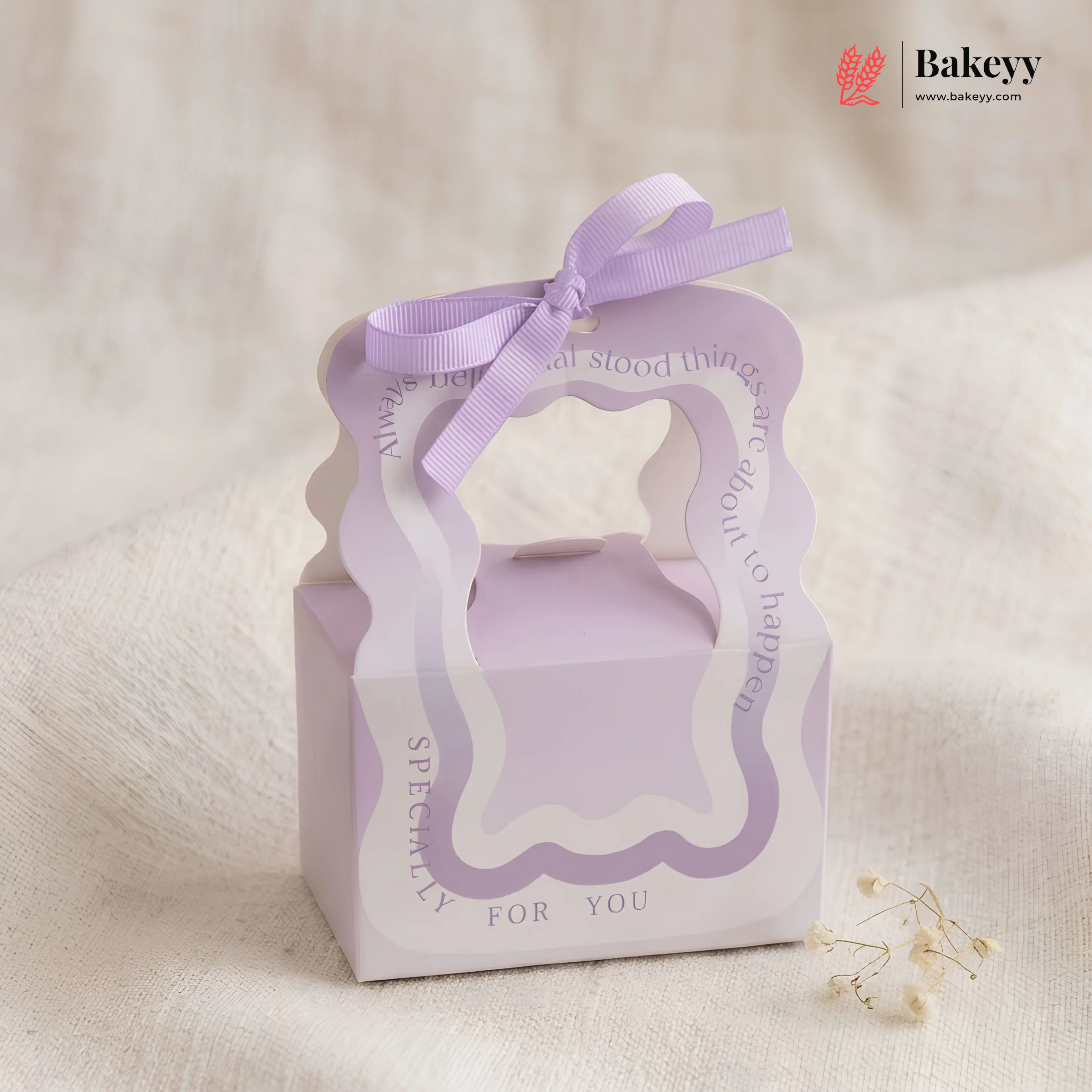 Pastel Ribbon Handle Favor Goodie Box Set | Candy, Chocolate & Return Gift Packaging | Pack of 10 - Image 4