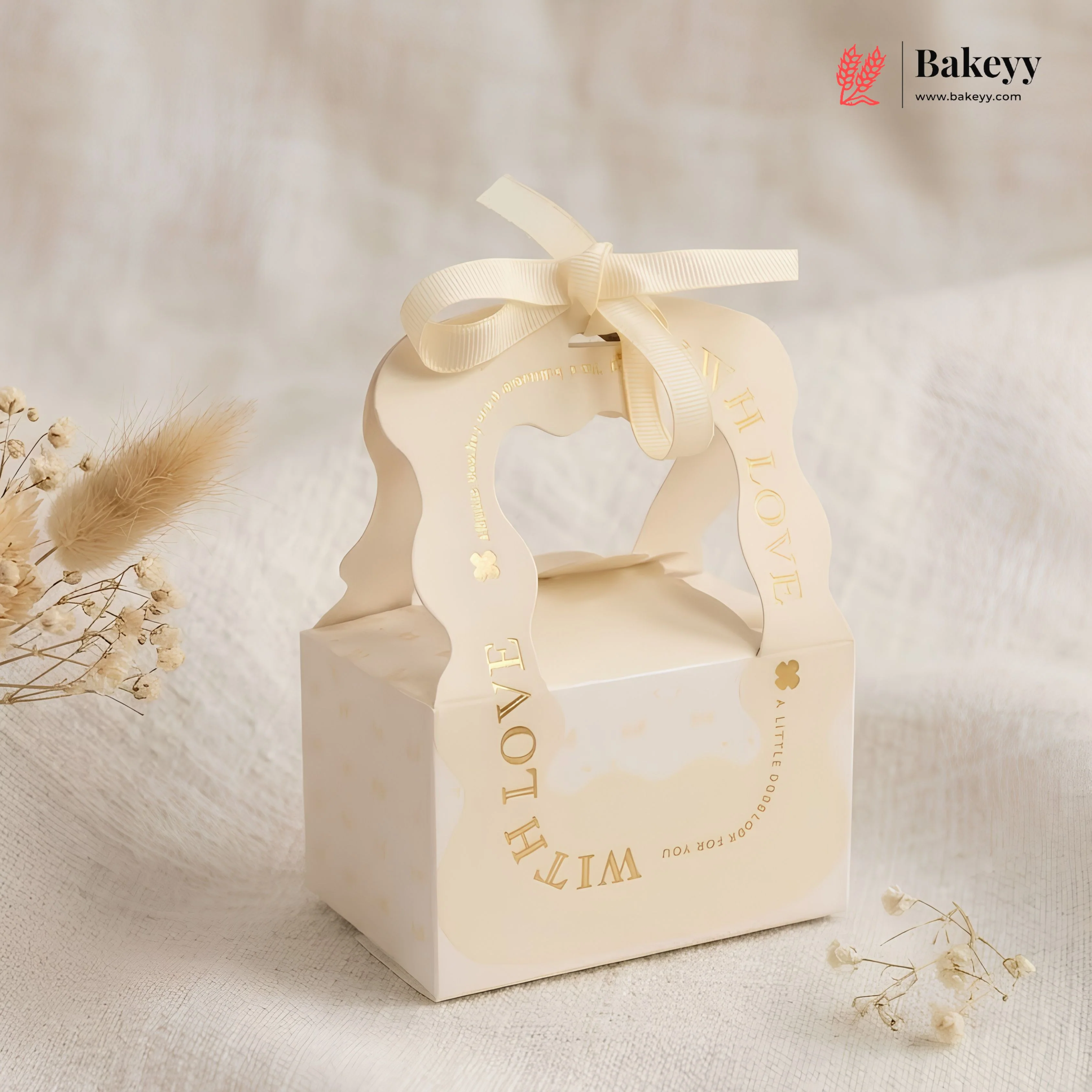 Pastel Ribbon Handle Favor Goodie Box Set | Candy, Chocolate & Return Gift Packaging | Pack of 10 - Image 5