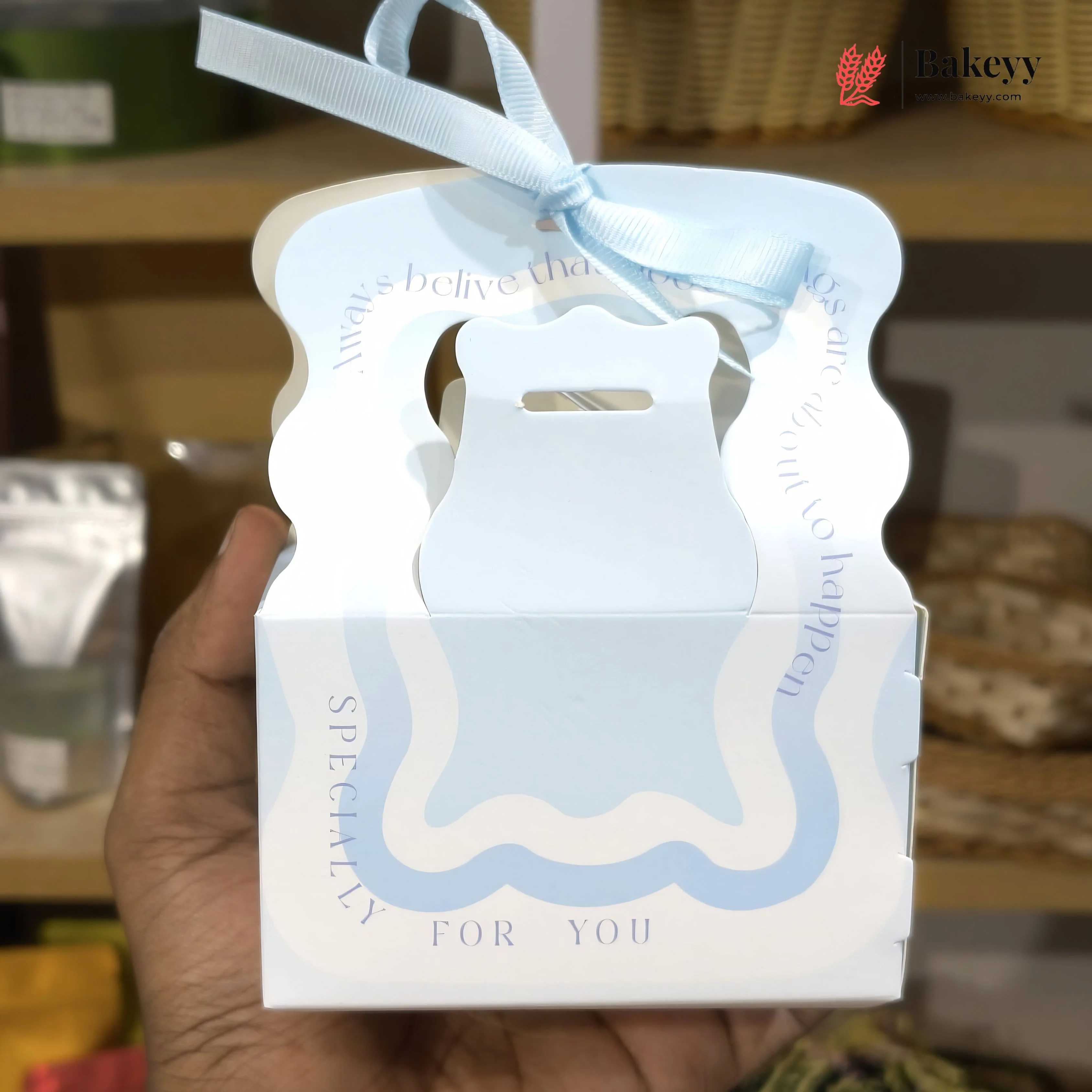 Pastel Ribbon Handle Favor Goodie Box Set | Candy, Chocolate & Return Gift Packaging | Pack of 10 - Image 6