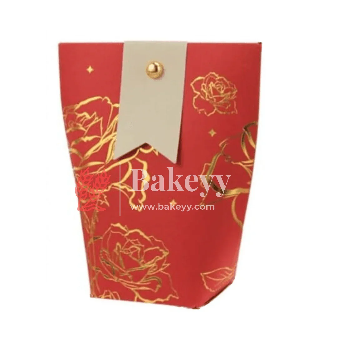 Tall Button Closure Favor Box – 12 x 5.5 x 5 cm | Festive & Diwali Gift Packaging| Pack of 10 - Image 6
