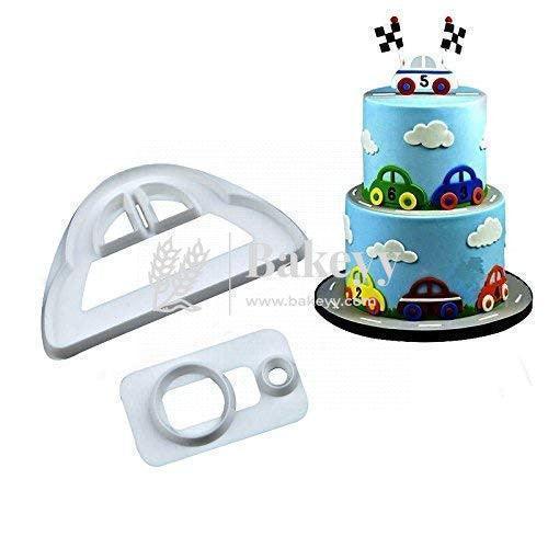 Plastic Car Theme Fondant Cookie Biscuit Cutter Mould