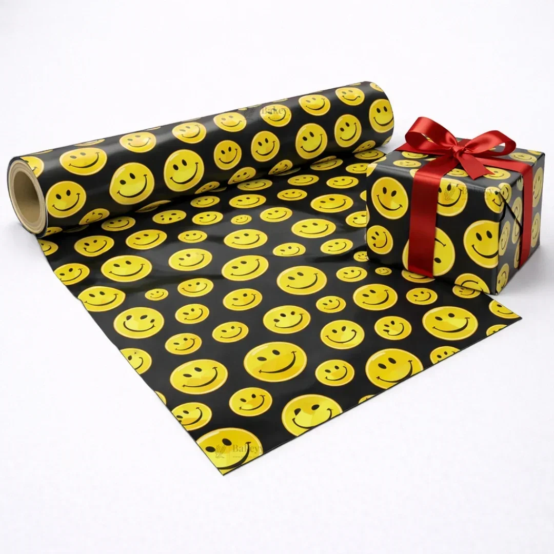 Playful Party Gift Wrapping Paper Sheets | Fun Cartoon & Celebration Prints | Pack of 20 Sheets - Image 3