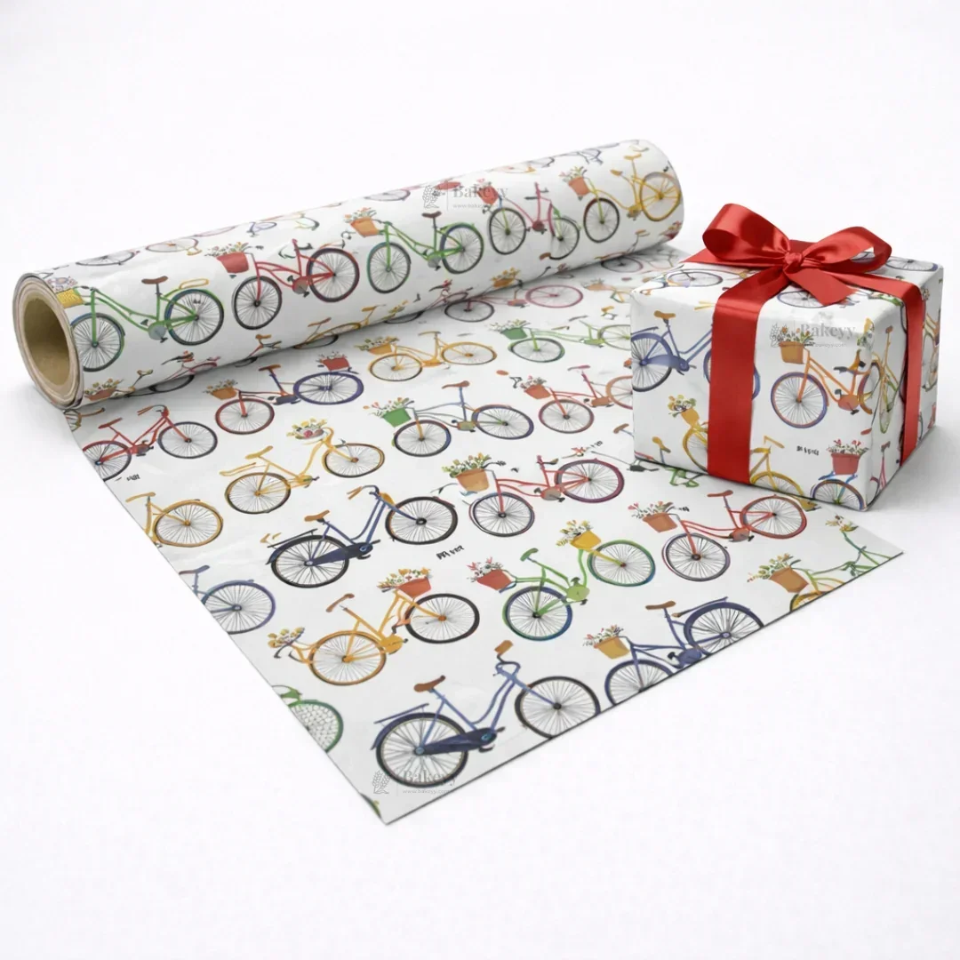 Playful Party Gift Wrapping Paper Sheets | Fun Cartoon & Celebration Prints | Pack of 20 Sheets - Image 4