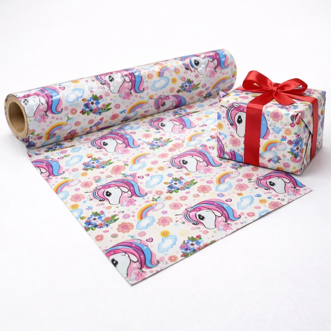 Playful Party Gift Wrapping Paper Sheets | Fun Cartoon & Celebration Prints | Pack of 20 Sheets - Image 7
