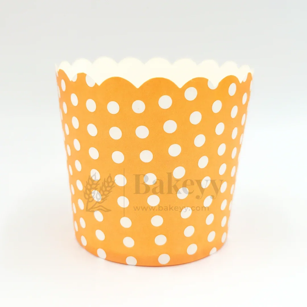 Polka Dots Flower Muffin Cup | Pack of 50 - Image 3