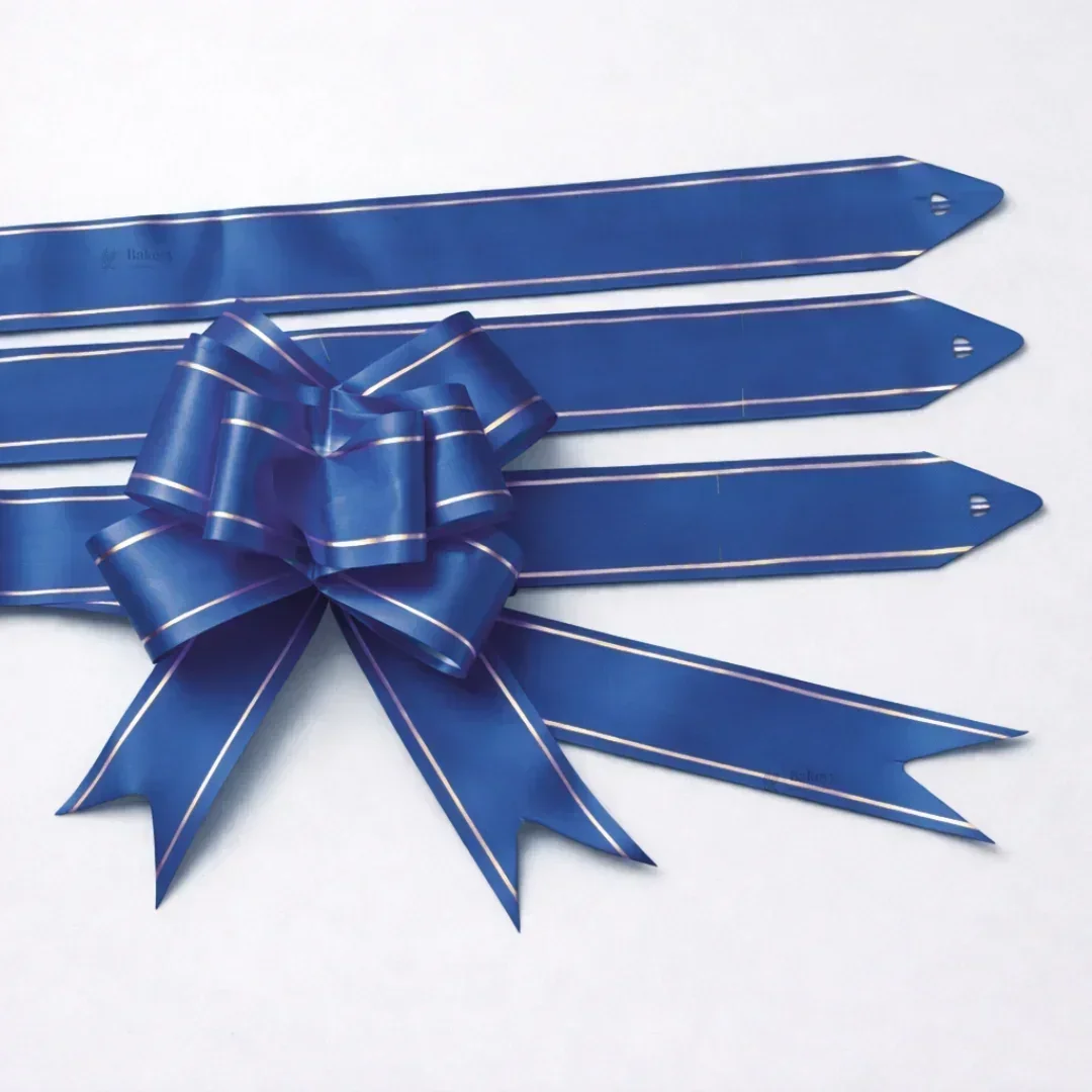 23 cm Pull Up Gift Ribbon Bow | Easy Self-Tie Decorative Ribbon for Gift Wrapping & Hampers | Multiple Colours Available | Pack of 10 - Image 9