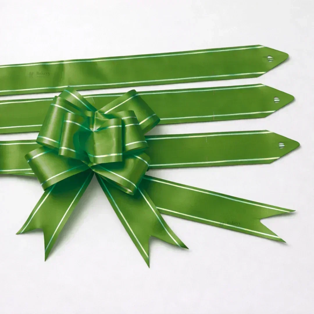 23 cm Pull Up Gift Ribbon Bow | Easy Self-Tie Decorative Ribbon for Gift Wrapping & Hampers | Multiple Colours Available | Pack of 10 - Image 4