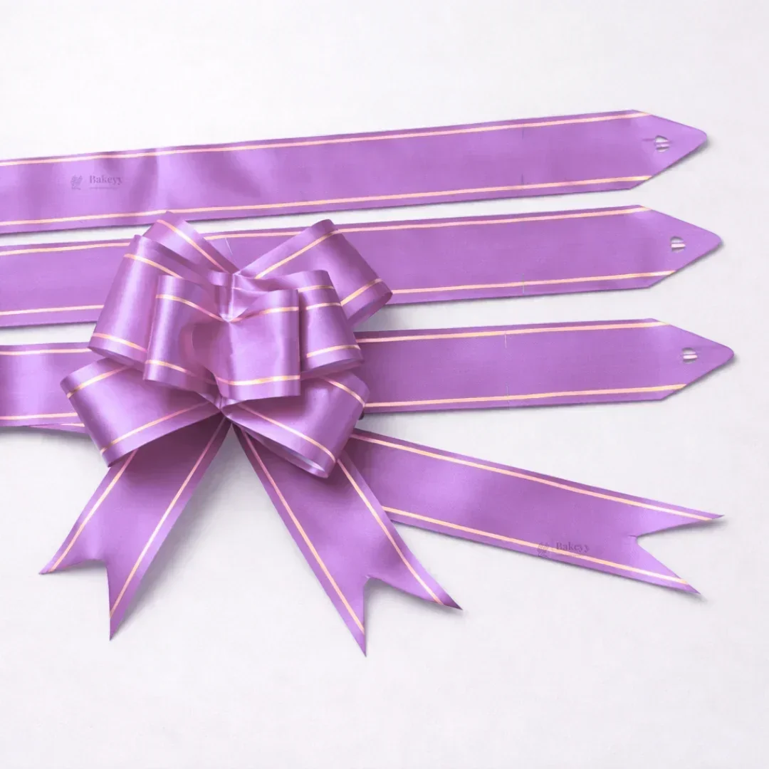 38 cm Pull Up Gift Ribbon Bow | Easy Self-Tie Decorative Ribbon for Gift Wrapping & Hampers | Multiple Colours Available | Pack of 10 - Image 14