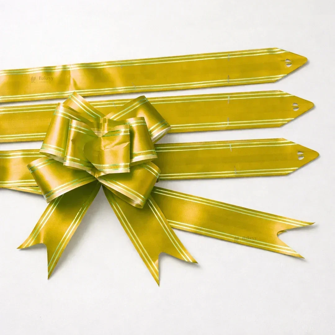 40 cm Pull Up Gift Ribbon Bow | Easy Self-Tie Decorative Ribbon for Gift Wrapping & Hampers | Multiple Colours Available | Pack of 10 - Image 11