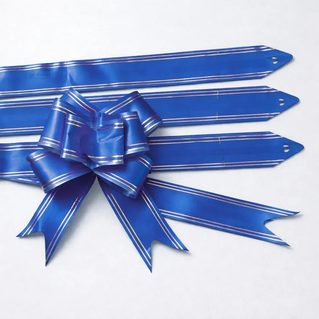 65 cm Pull Up Gift Ribbon Bow | Easy Self-Tie Decorative Ribbon for Gift Wrapping & Hampers | Multiple Colours Available | Pack of 10 - Image 8
