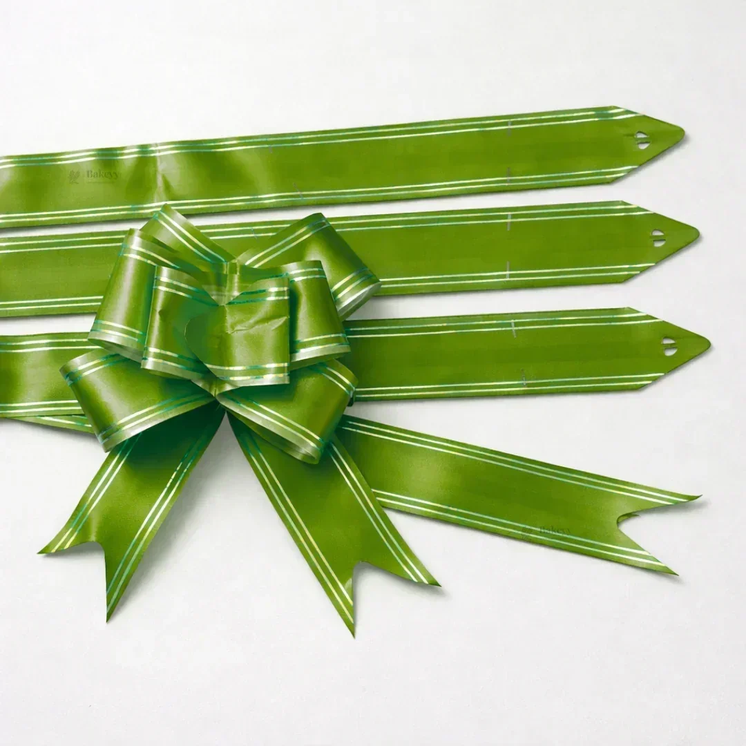 40 cm Pull Up Gift Ribbon Bow | Easy Self-Tie Decorative Ribbon for Gift Wrapping & Hampers | Multiple Colours Available | Pack of 10 - Image 7