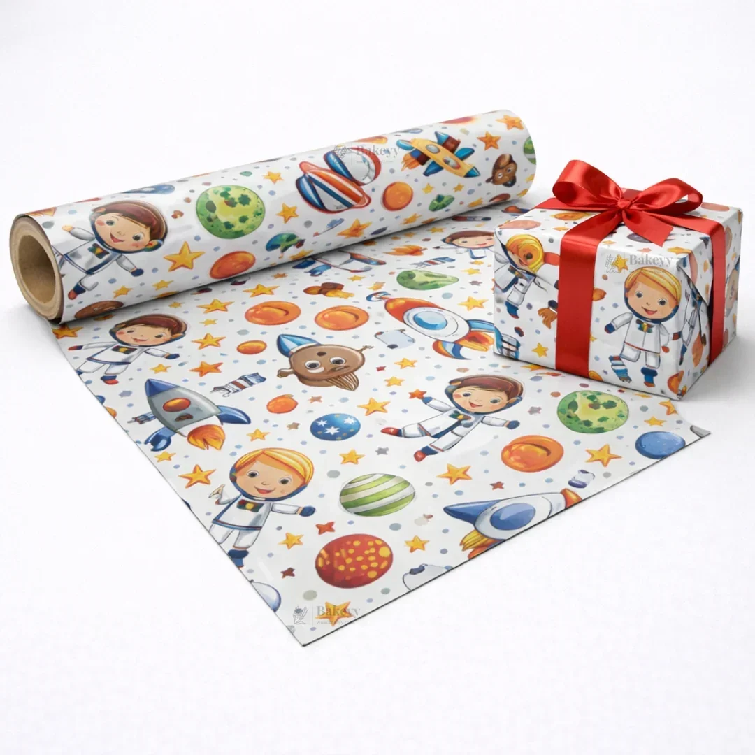 Illustrated Gift Wrapping Paper | Multiple Designs Available | Pack of 25 Sheets - Image 5
