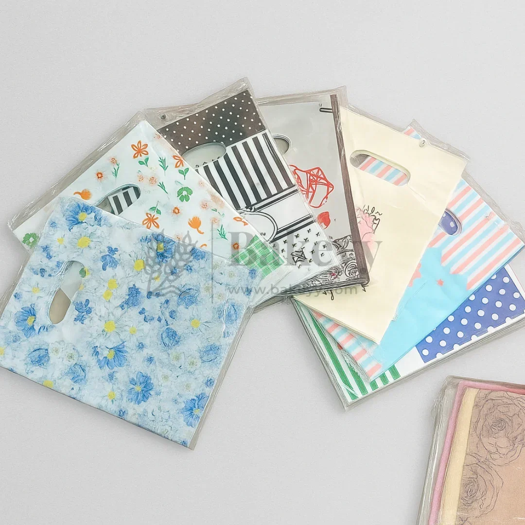 Premium Printed Carry Bags | 4 Size Options | Various Designs for Return Gifts & Hampers | Pack of 100