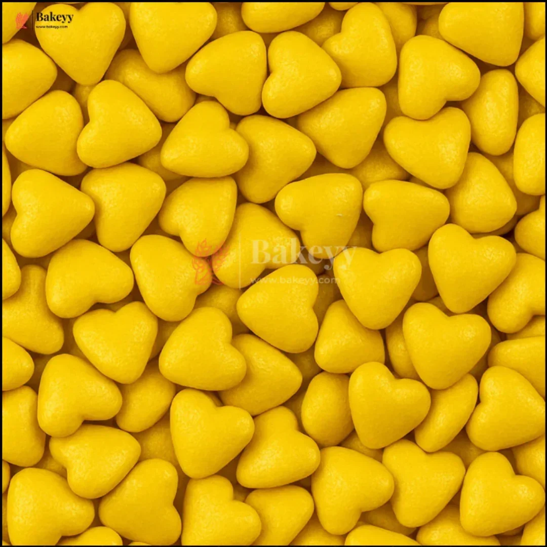 Heart-Shaped Sugar Confetti | Edible Cake & Dessert Decorations | Metallic Finish | 200 gm - Image 5