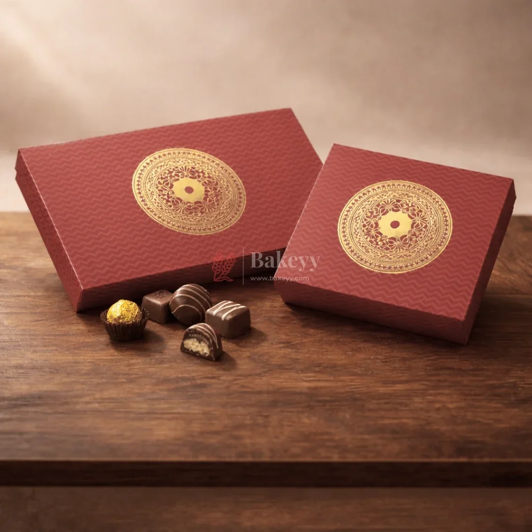 Premium Sweet & Chocolate Gift Box with Tray | Pack of 1