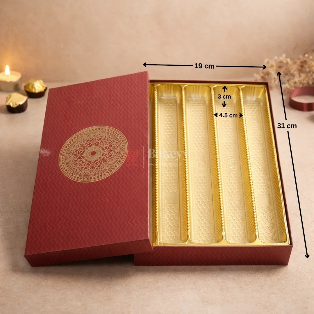 Premium Sweet & Chocolate Gift Box with Tray | Pack of 1 - Image 6