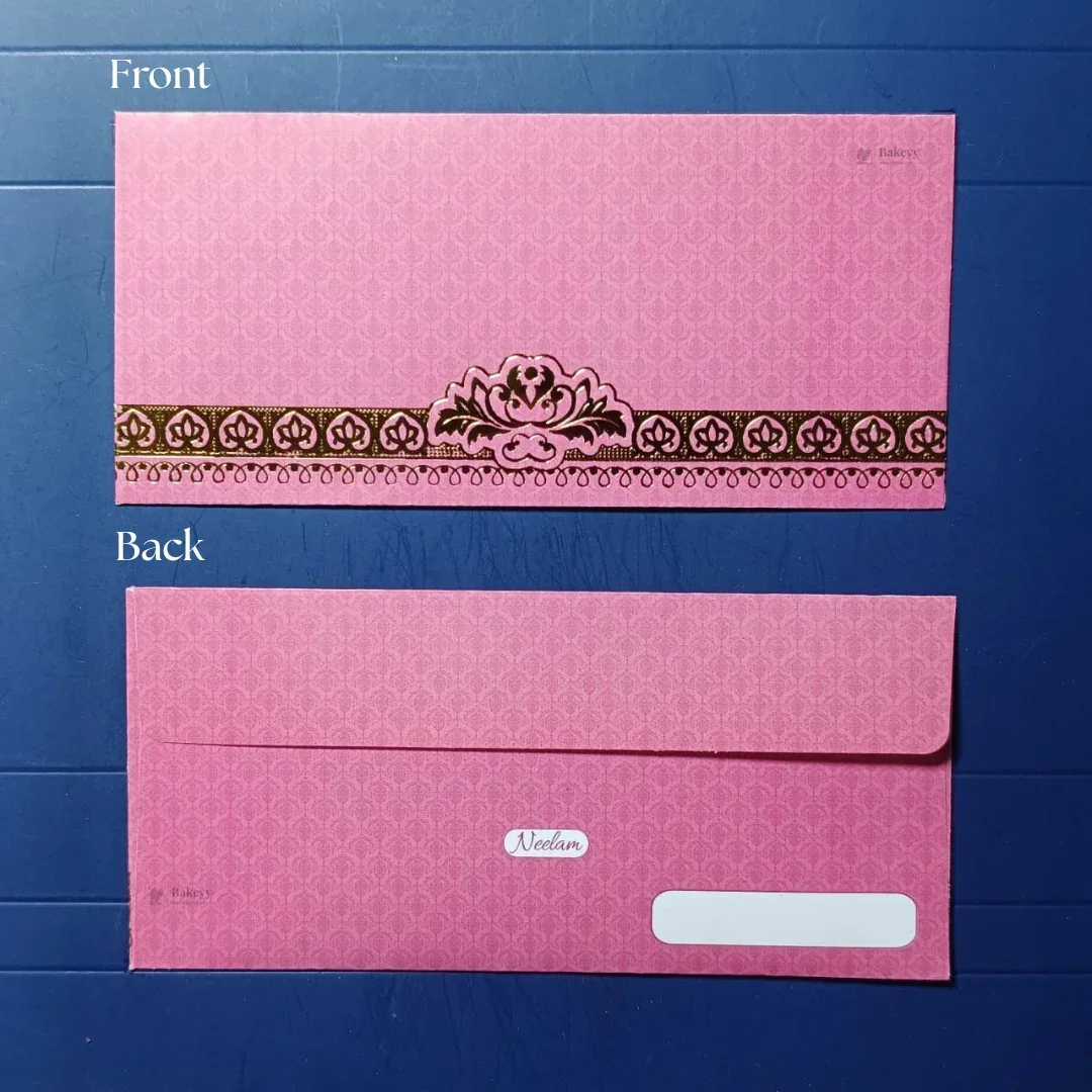 Premium Shagun Money Envelopes with Gold Foil Detailing | Festive Gift Envelopes | Multiple Designs Available | Pack of 25 - Image 12