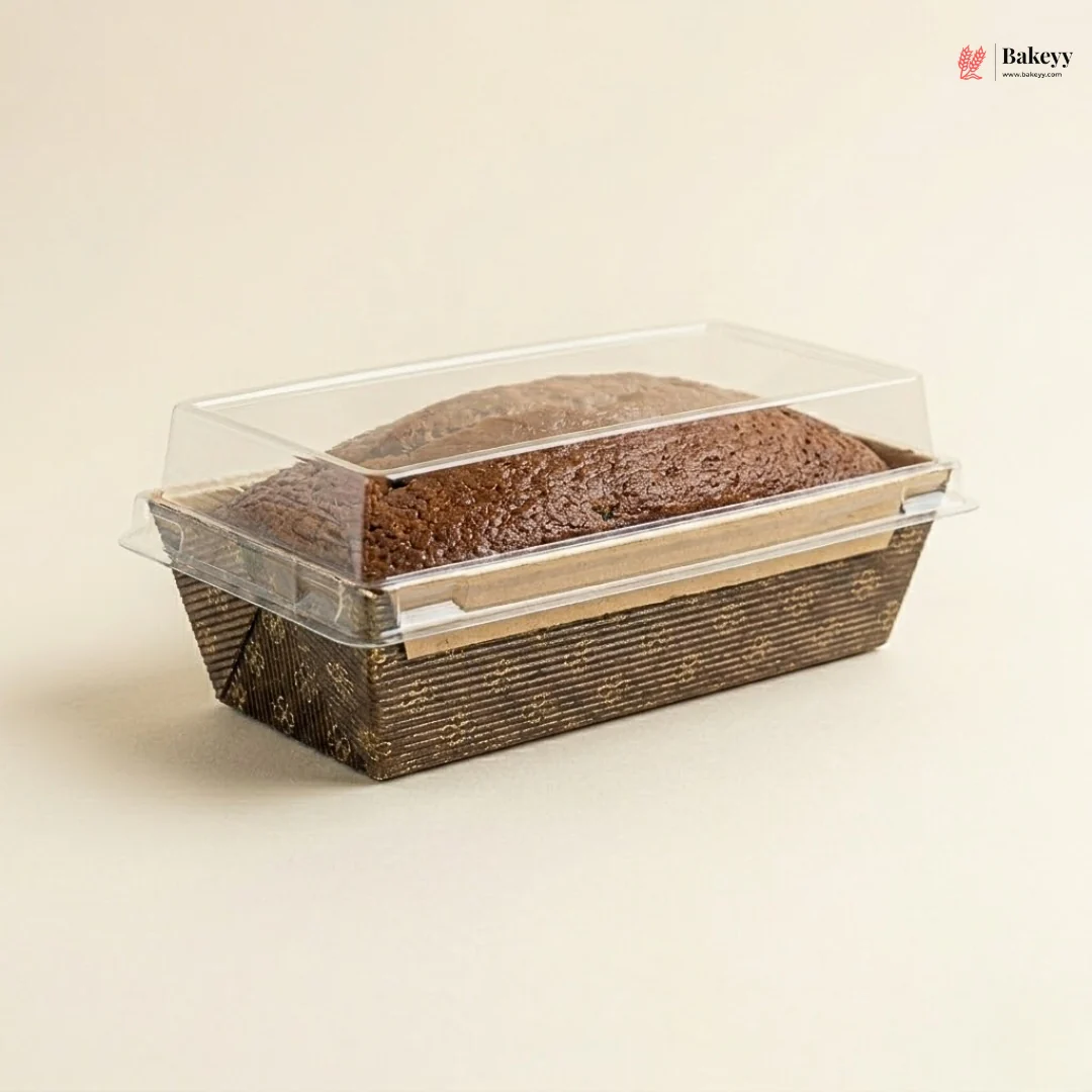 Printed Rectangle Plum Cake Bake N Serve with Lid | Pack of 50 - Image 3