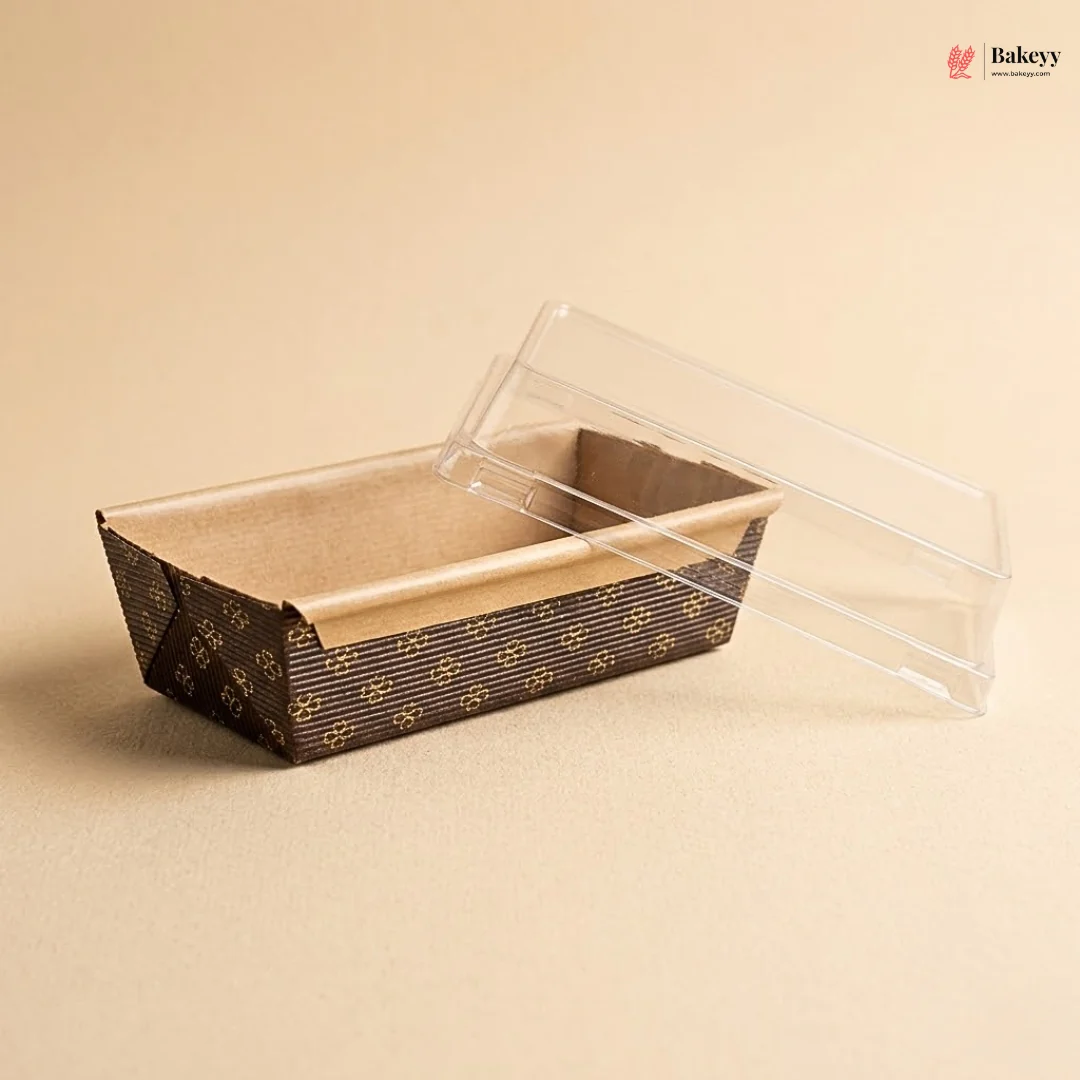 Printed Rectangle Plum Cake Bake N Serve with Lid | Pack of 50 - Image 4