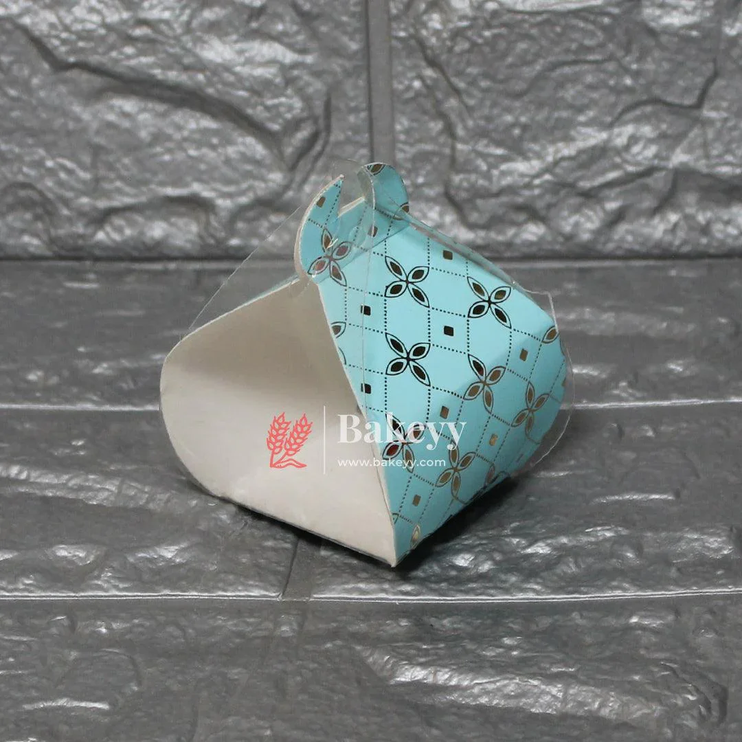 8x8x11 cm | PVC Goodie Box | Elegant Design for Gifting and Packaging | Pack of 10 - Image 3