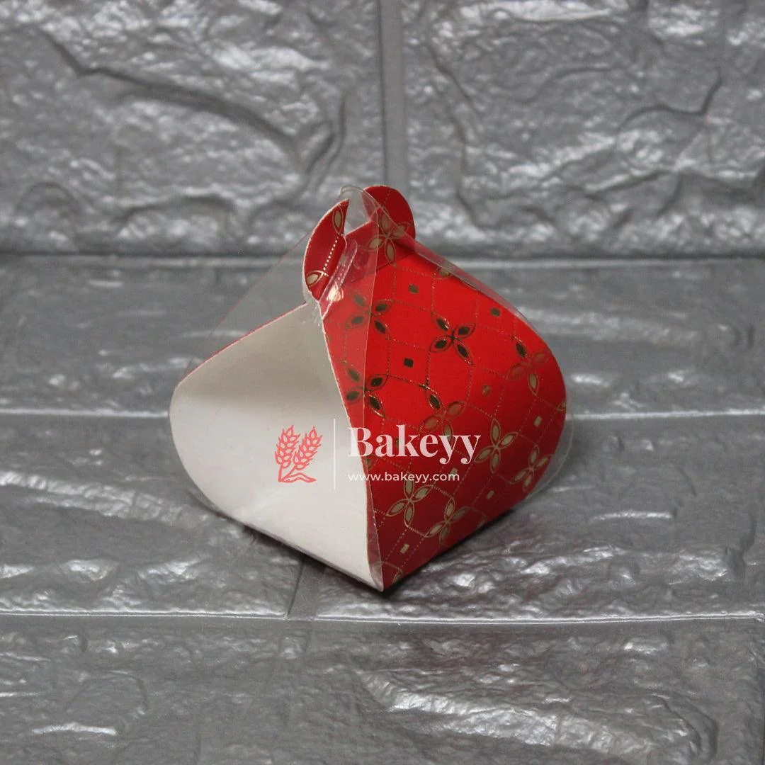 8x8x11 cm | PVC Goodie Box | Elegant Design for Gifting and Packaging | Pack of 10 - Image 4