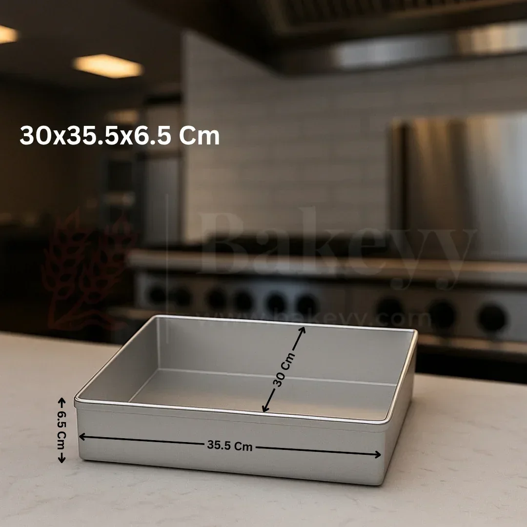 Rectangle Aluminium Cake Mould | 1 Piece - Image 10