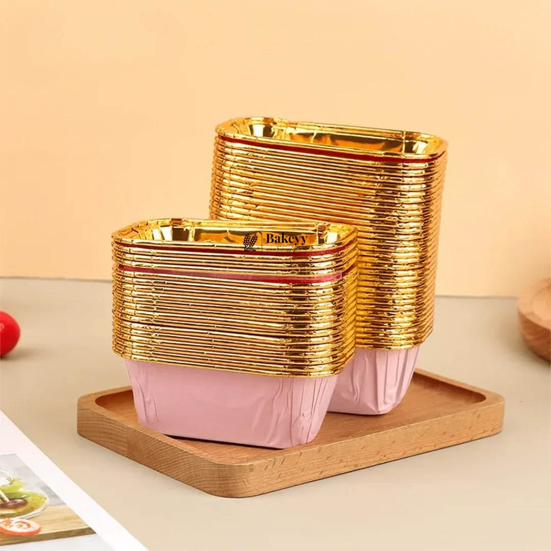 Rectangle Bake N Serve with Gold Foiling | Pack of 50 - Image 11