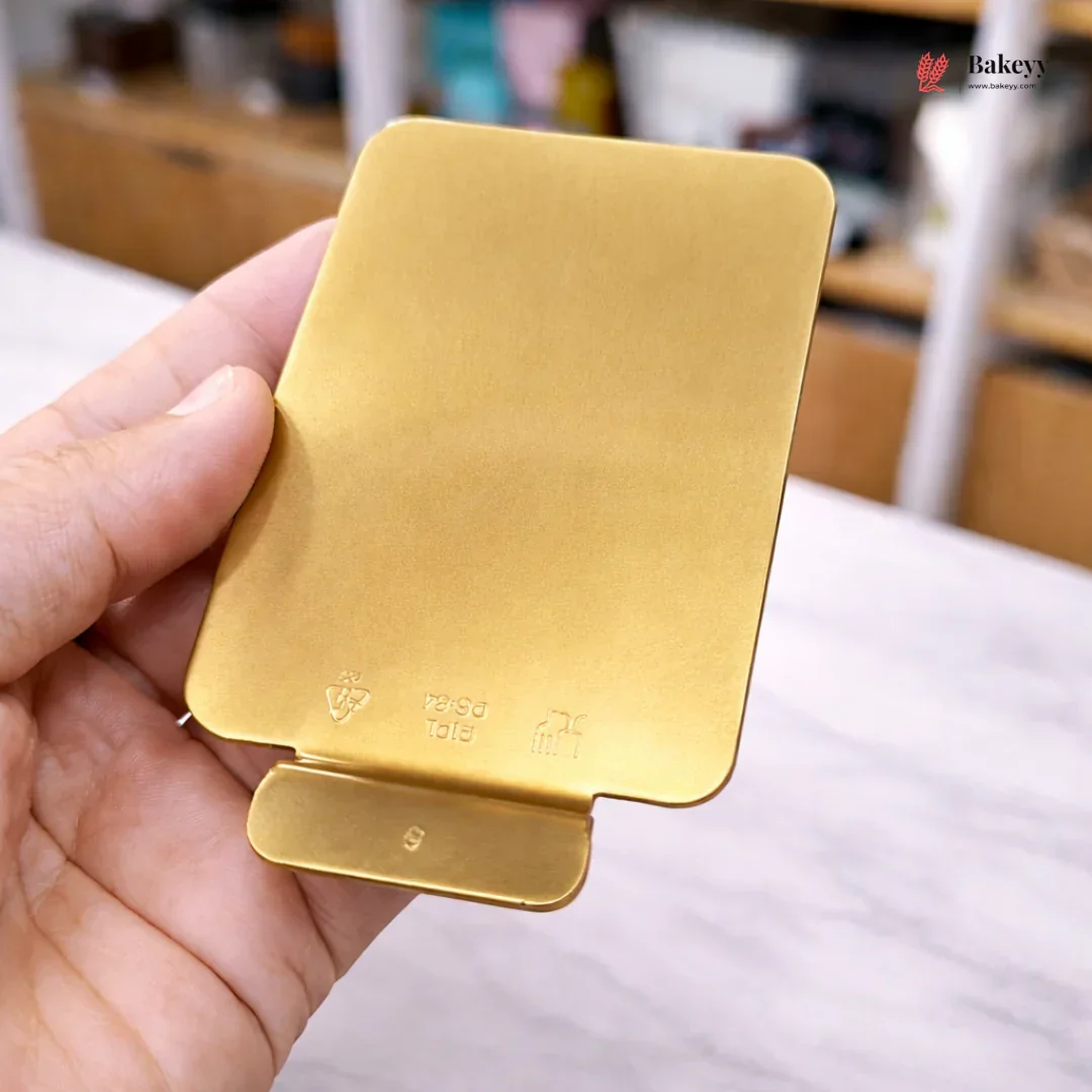 Rectangle Pastry Base | Gold Finish Plastic Dessert Display Base | Pack of 20 - Image 3
