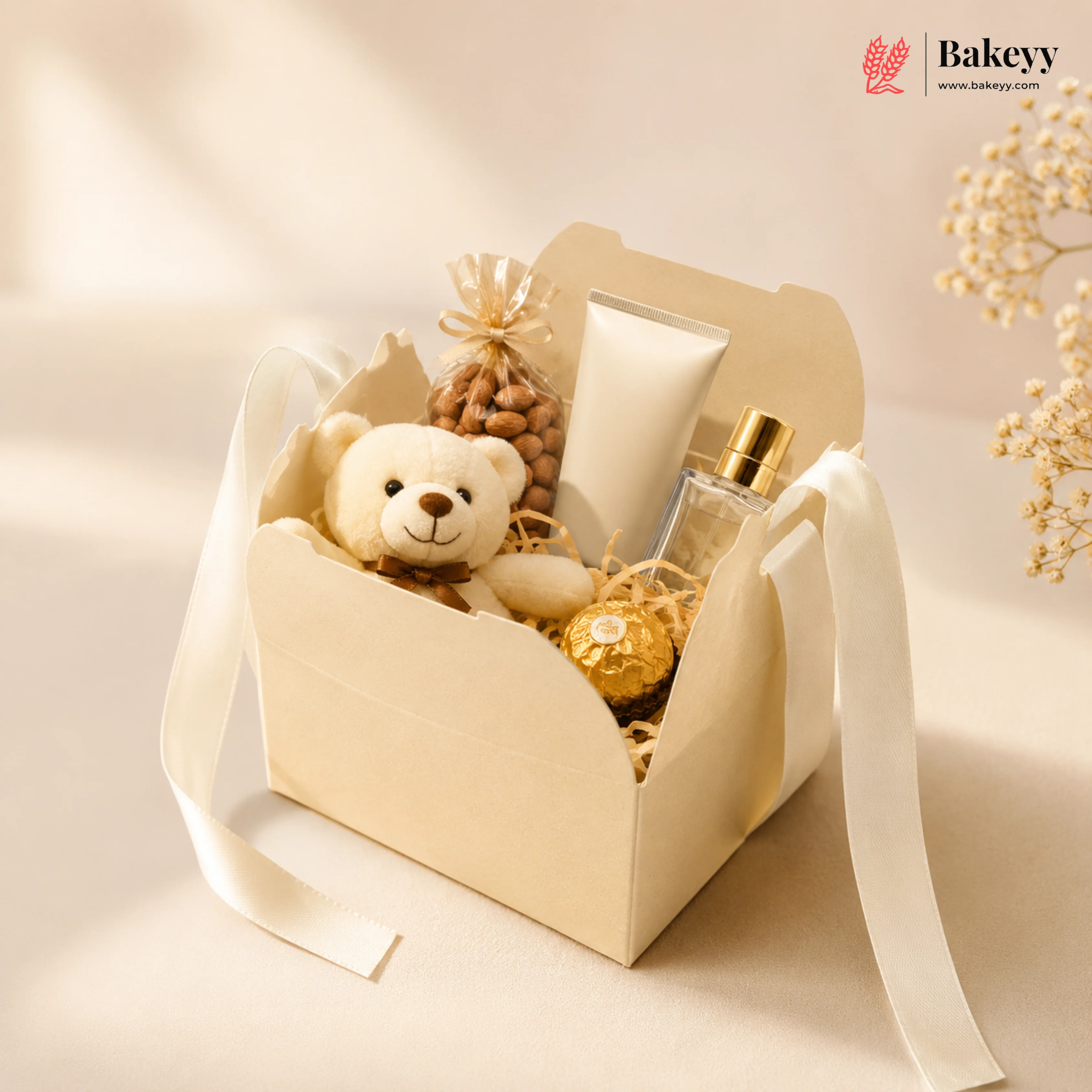 Ribbon Closure Gift Box | Textured Design | Premium Return Gift & Jewelry Packaging Box | Pack of 10 - Image 5