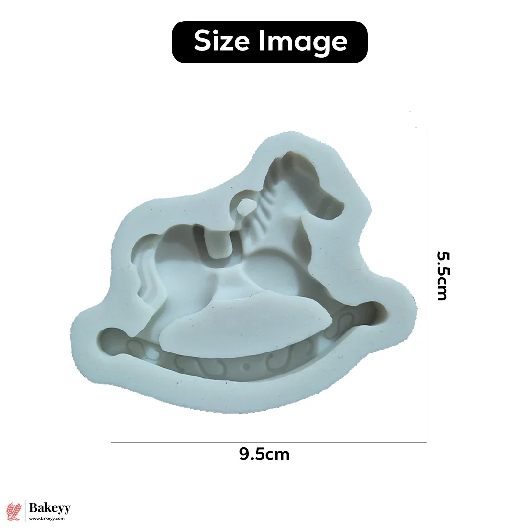 Rocking Horse Design Silicone Mould - 1 Piece - Image 2