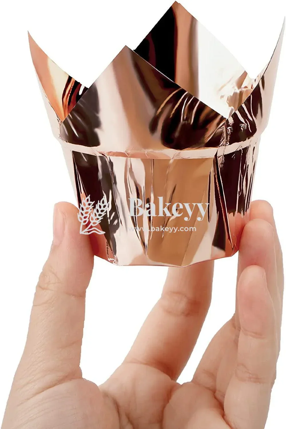 Rose Gold Tulip Cup | Pack of 50 | Muffin Cup | Cupcake Liners - Image 3