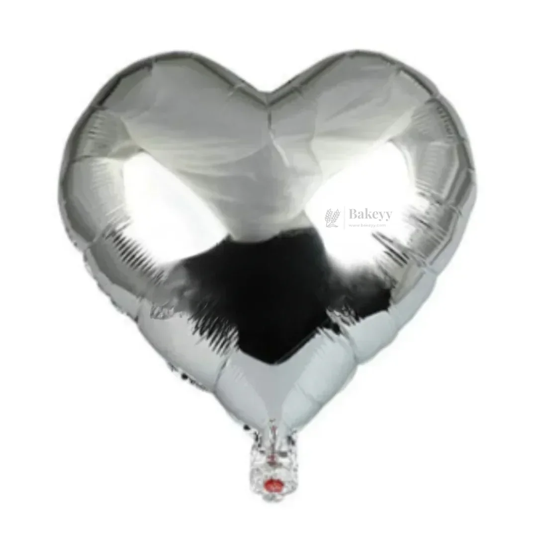 Heart Shape Foil Balloons Set – Metallic Balloons for Birthday, Anniversary & Party Decoration - Pack of 2 - Image 4