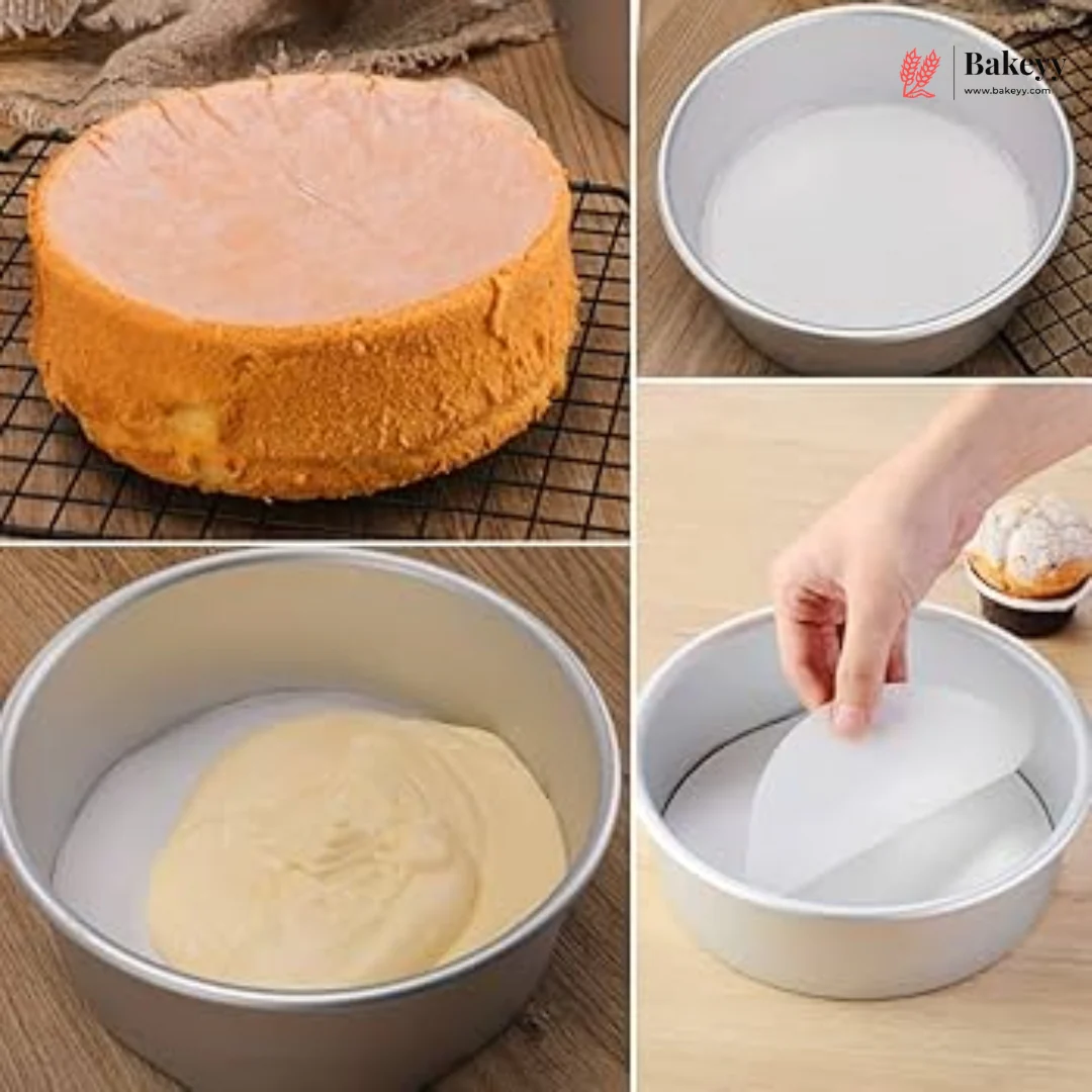 Round Butter Paper Sheets | Pre-Cut White Parchment Paper for Baking | Pack of 1000 - Image 3