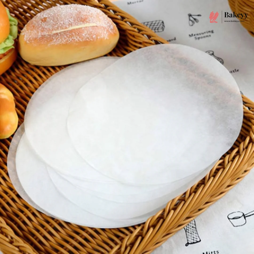 Round Butter Paper Sheets | Pre-Cut White Parchment Paper for Baking | Pack of 1000 - Image 4