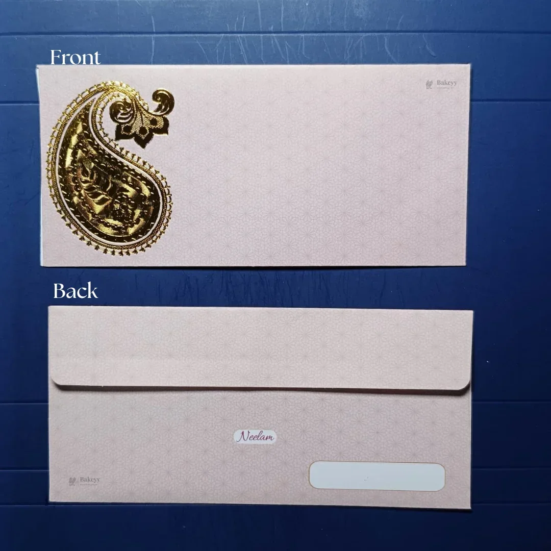 Royal Heritage Gold-Foil Shagun Envelopes | Premium Cash & Gift Envelopes | Multiple Elegant Designs | Pack of 25 - Image 10