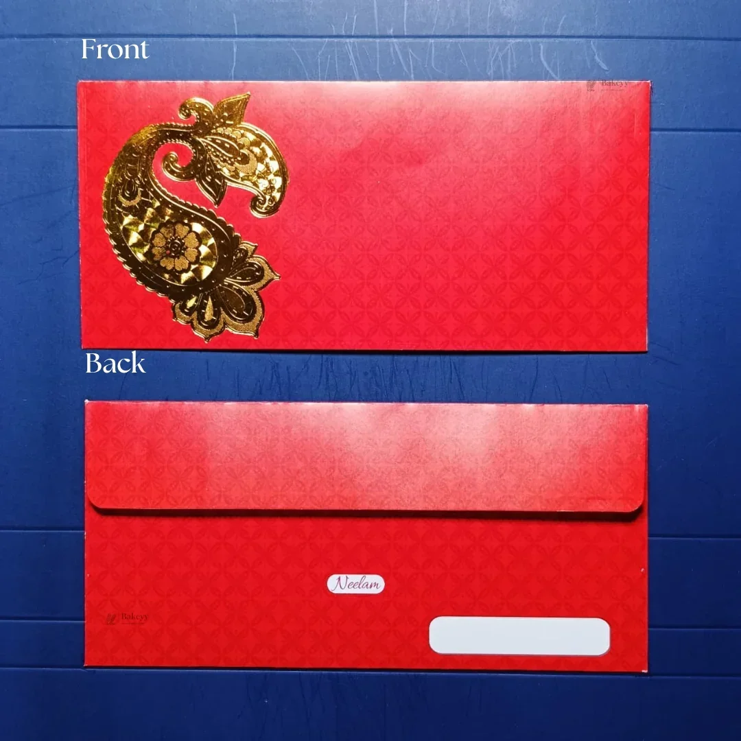 Royal Heritage Gold-Foil Shagun Envelopes | Premium Cash & Gift Envelopes | Multiple Elegant Designs | Pack of 25 - Image 17