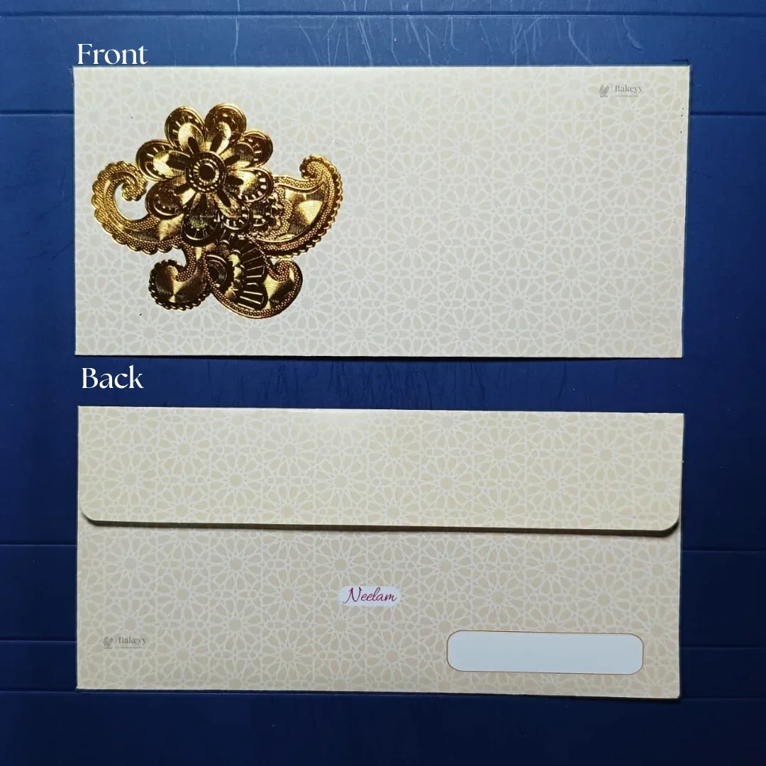 Royal Heritage Gold-Foil Shagun Envelopes | Premium Cash & Gift Envelopes | Multiple Elegant Designs | Pack of 25 - Image 9