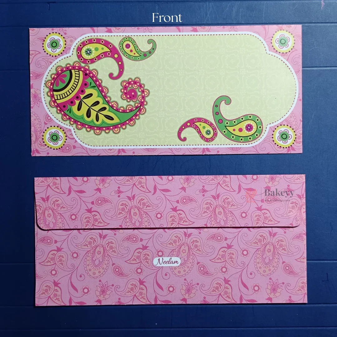Indian Motif Designs Shagun Envelopes | Premium Cash & Gift Envelopes | Multiple Elegant Designs | Pack of 25 - Image 13