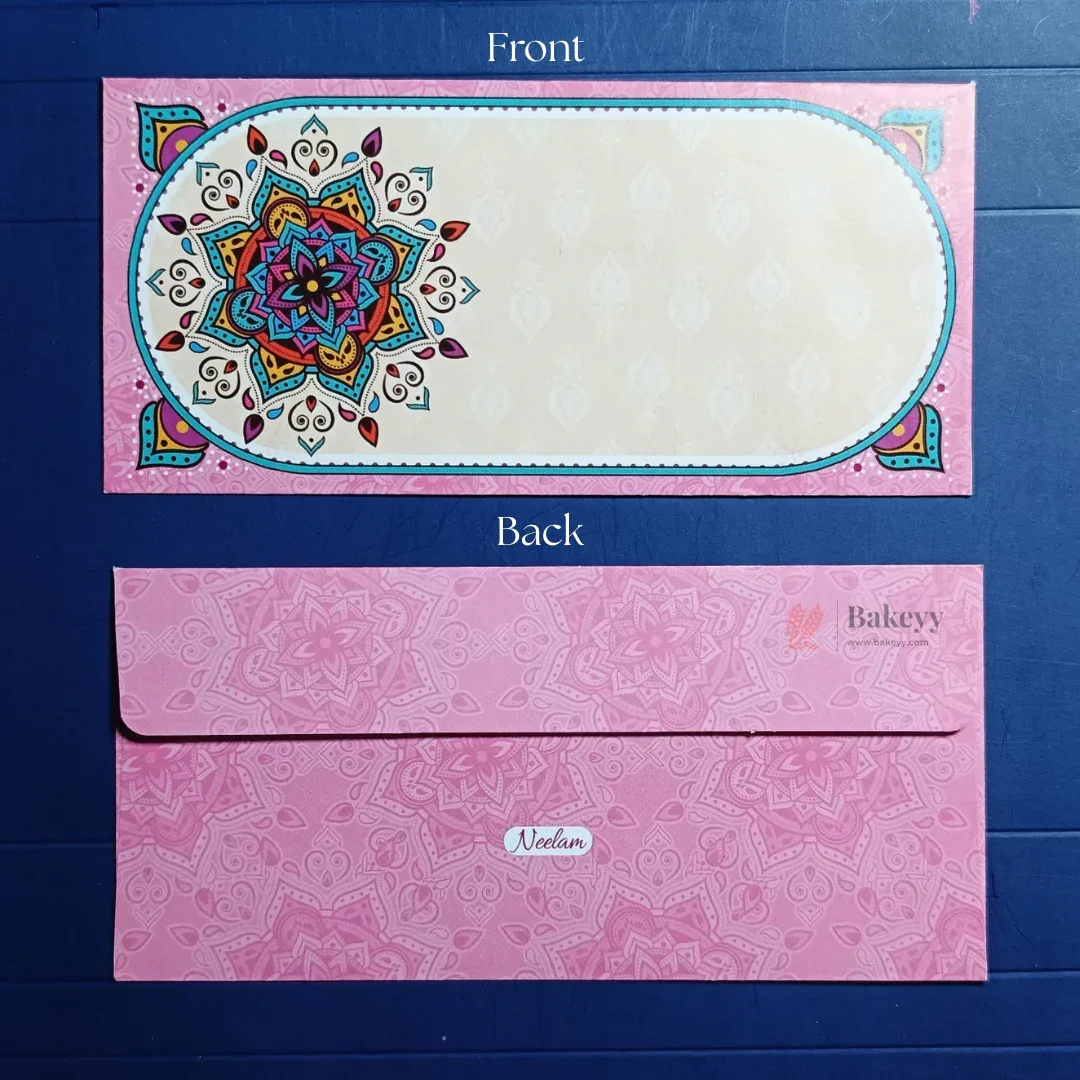 Indian Motif Designs Shagun Envelopes | Premium Cash & Gift Envelopes | Multiple Elegant Designs | Pack of 25 - Image 14