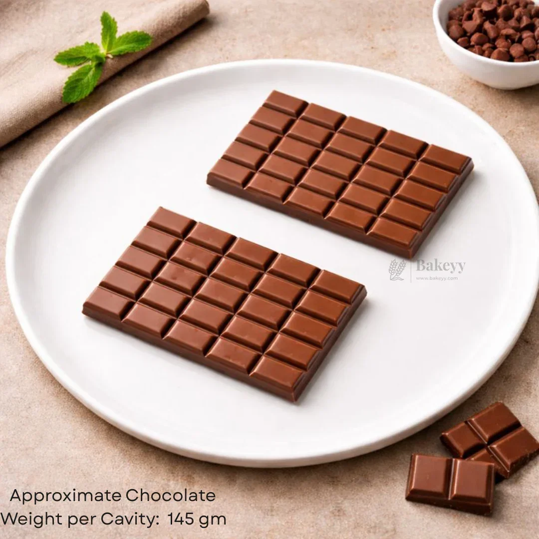 Mould 699 | Kunafa For Partition Trays | Chocolate Bar Mould | 2 Cavity | Pack of 1 - Image 3