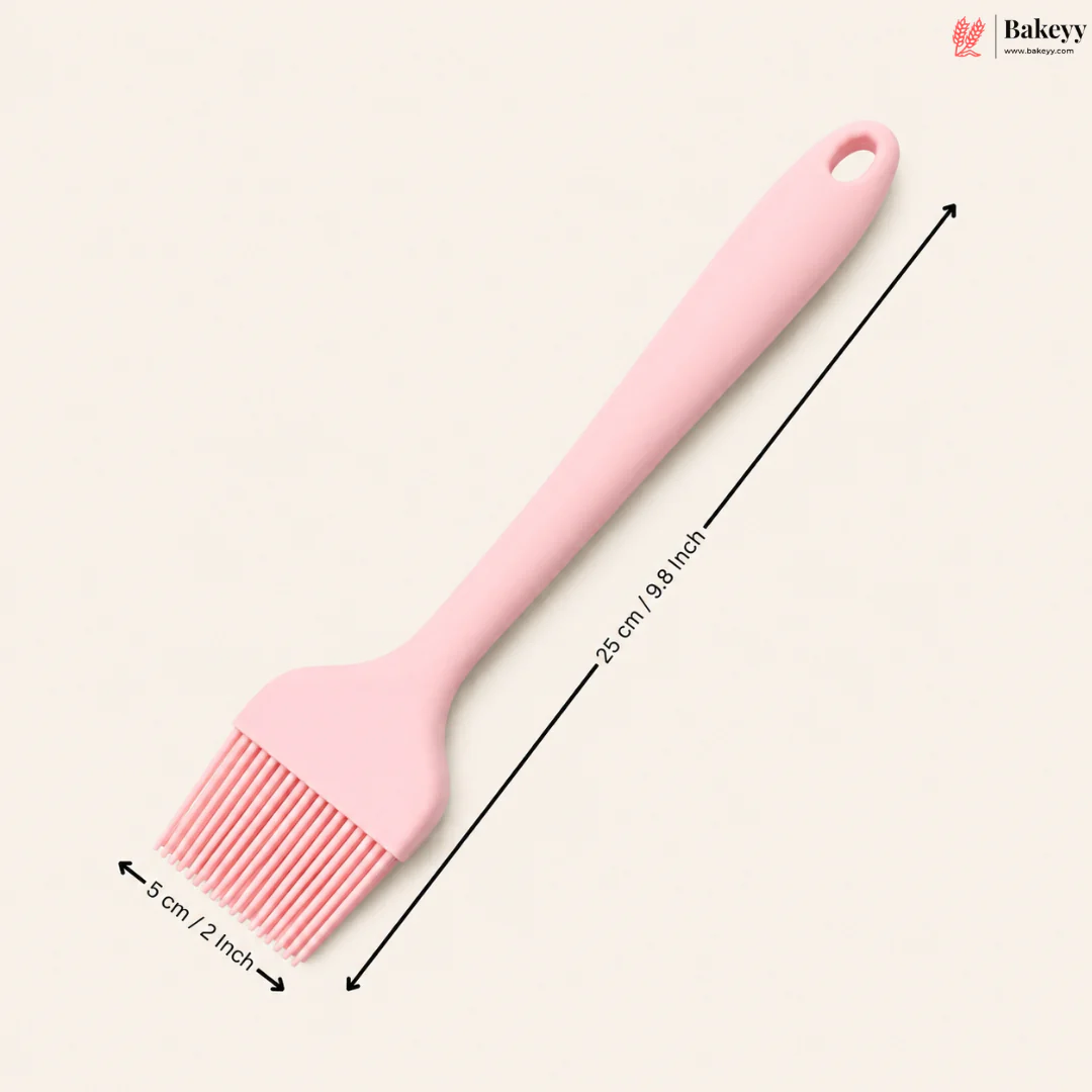Silicone Brush For Cooking | Silicone Cooking Bakeware | Multi-Colour | Oil Basting Brush | Baking Tool | Pack of 1 - Image 4