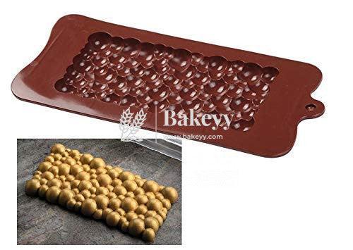 Silicone Bubble Design Bar Mould Candy Chocolate Bar Mould