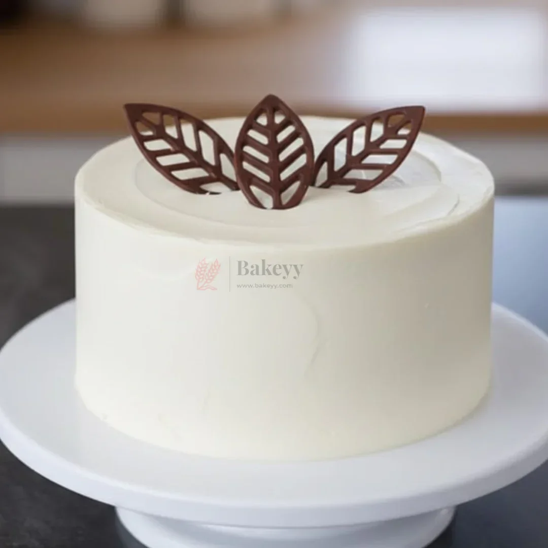 Silicone Leaf Garnishing Mould for Chocolate & Cake Decoration | 10 Cavity | Leaf Design | Pack of 1 - Image 3
