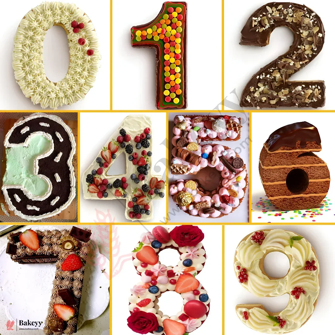 Silicone Number 9 Cake Mold – Non-Stick, Heat Resistant, Multipurpose Baking Mould  (Pack Of 1) - Image 3