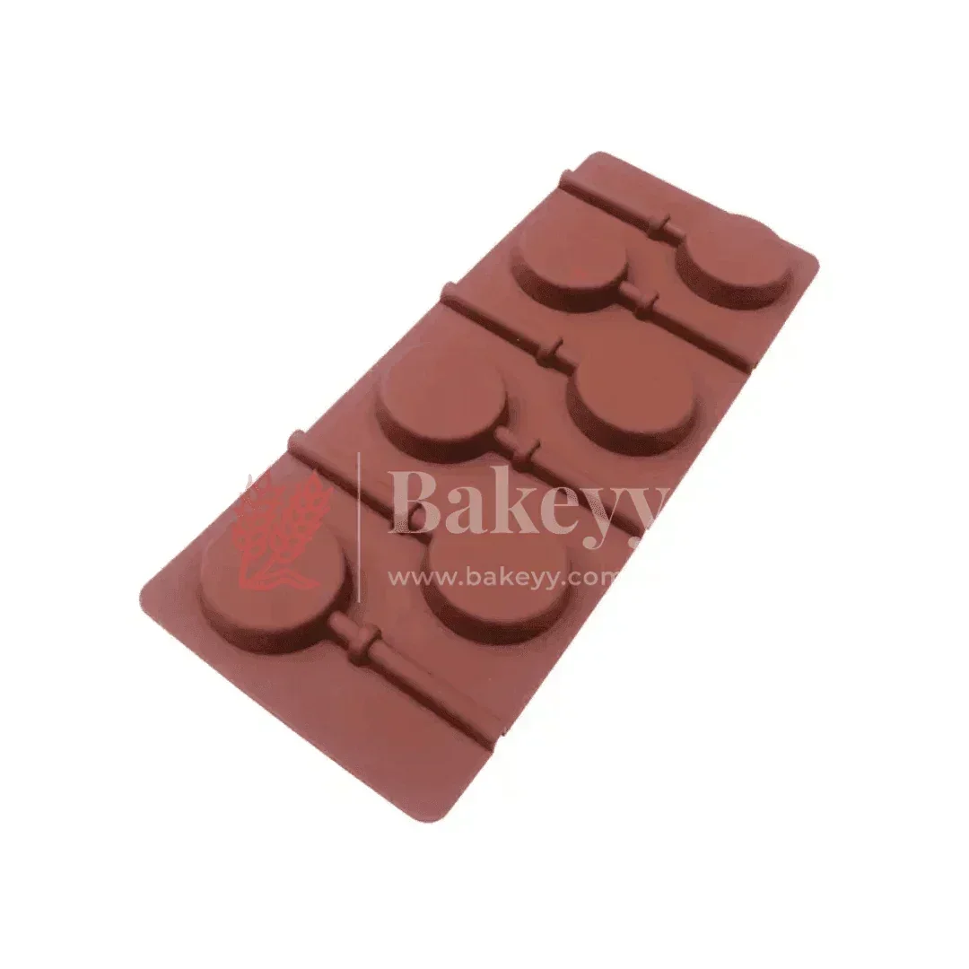 Silicone Round Design Lollypop Mould | Chocolate Mould - Image 2