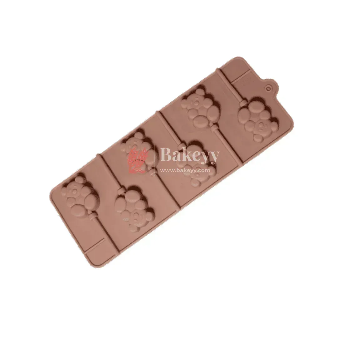 Silicone Teddy Design Lollypop Mould | Chocolate Mould - Image 2
