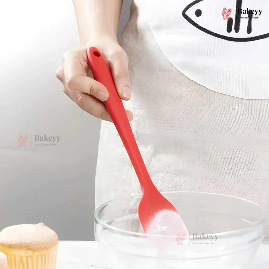 Silicone Spatula | Heat Resistant Baking & Cooking Spatula | Available in 2 Sizes  | Pack of 1 - Image 17