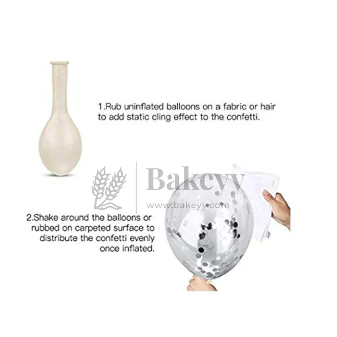 Silver Moon & Star Balloon Set | Party Decoration Combo | 14 Pcs per Pack | Pack of 1 - Image 7