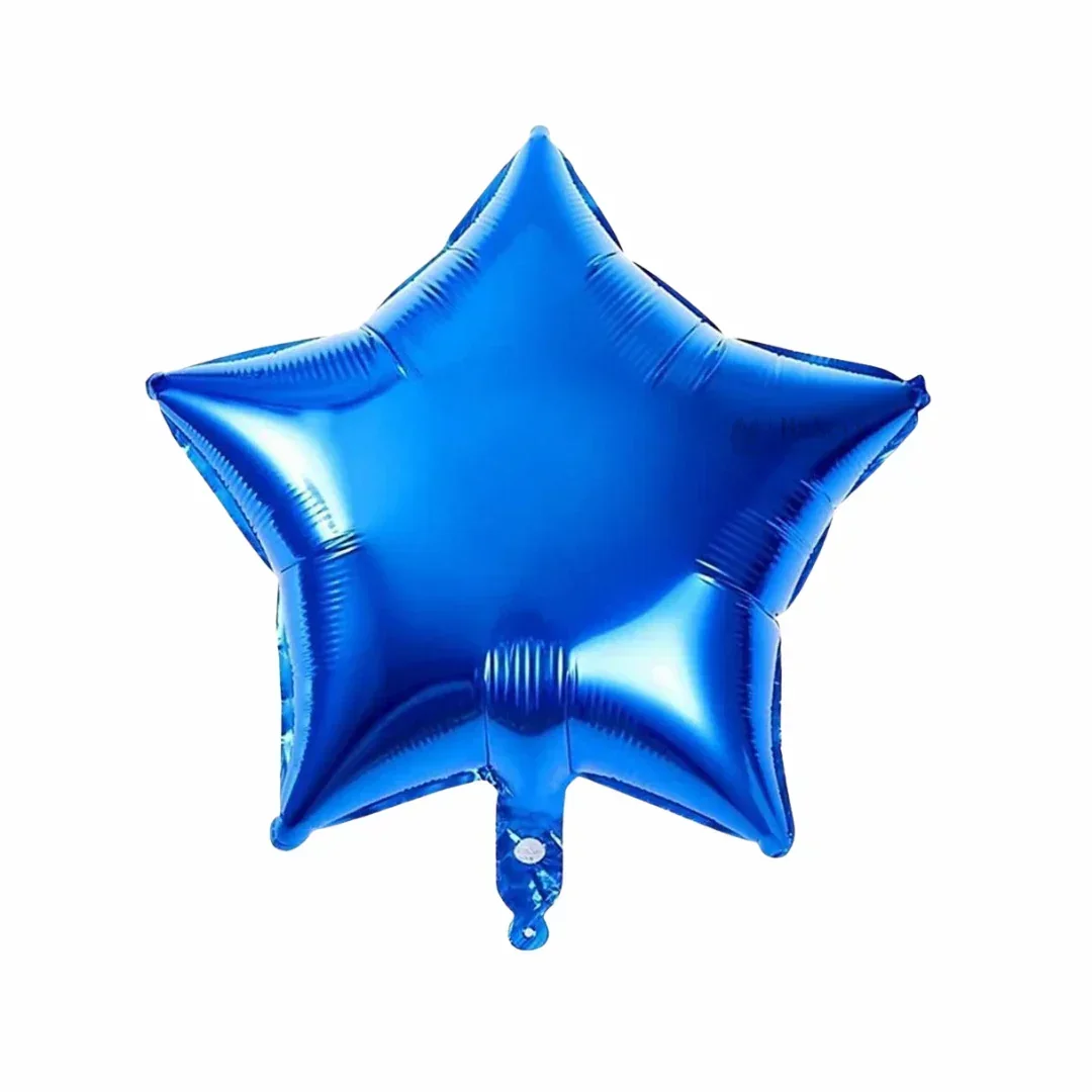 Star Shape Foil Balloons Set (Multicolor) – Metallic Balloons for Birthday, Anniversary & Party Decoration| Pack of 2 - Image 3